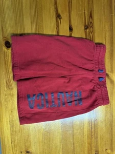 Red Boys Sweat Shorts Nautica Size 8 Small - Picture 1 of 3