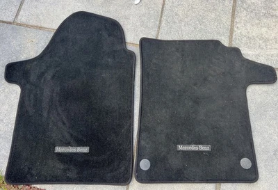 GENUINE MERCEDES VITO V-CLASS 2015-2024 VELOUR FLOOR CARPET MATS SET OF 2 FRONT - Image 1 of 4