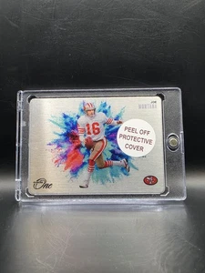2024 Panini One Joe Montana Color Blast Metal W/Coating SSP Case Hit #CB-JMA - Picture 1 of 2