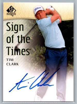 2014 SP Authentic #SOTT-TC Tim Clark Auto - Image 1 of 2