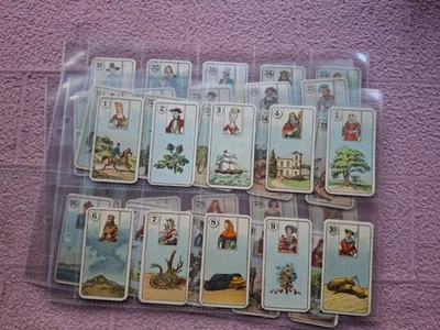 COMPLETE SET - CARERRAS - FORTUNE TELLING  HEAD INSET  GD a few FR - Image 1 of 4