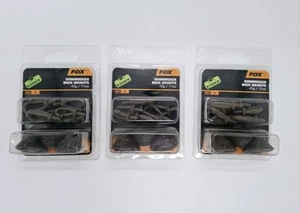 Fox Edges Downrigger Back Weights Carp Fishing Leads Clips 43g 3 Packs - Picture 1 of 6