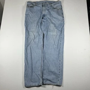 Pantalones de mezclilla vintage Levi's 550 para hombre 38x34 azul calce relajado años 90 descoloridos desgastados - Imagen 1 de 11
