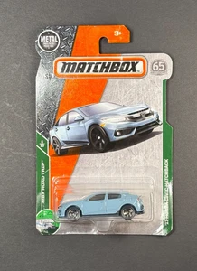 2018 Matchbox 65th Anniversary '17 Honda Civic Hatchback ~ Blue - Picture 1 of 1