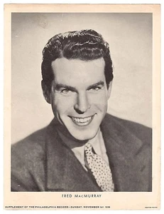 FRED MacMURRAY actor ~ 1936 Photograph - Picture 1 of 1