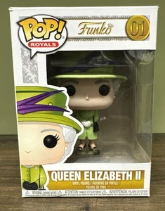 Funko Pop! Royals Queen Elizabeth II Green Dress #01 Vinyl Figur Neu - Bild 1 von 7