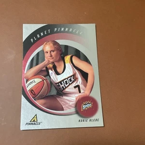 1998 Pinnancle WNBA Planet Pinnacle Korie Hlede Detroit Shock Duquesne - Picture 1 of 2