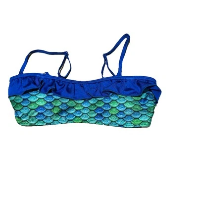 FINFUN Meerjungfrau Bikinioberteil Grün Neu Gr.öße L  /  Gr. 140 - 152 - Bild 1 von 3