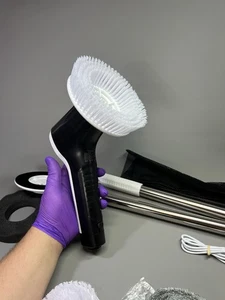Electric Spin Scrubber Cleaning Brush Long Arm 128cm Powerful Lightweight Easy - Picture 1 of 21