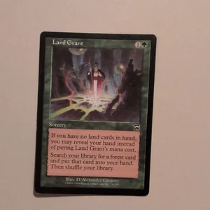 Magic the Gathering MTG Land Grant Mercadian Masques Ungraded Lightly Played - Bild 1 von 2