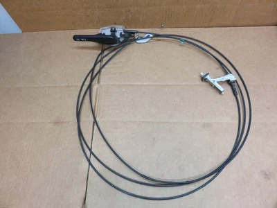 95-98 NISSAN 240sx S14 TRUNK,FUEL GAS DOOR OPENER cable mechanism #2 - Image 1 of 4