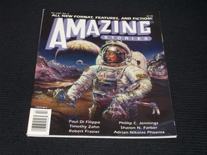 1991 JUNE AMAZING STORIES MAGAZINE - NICE SCI-FI FRONT COVER - H 12464 - Picture 1 of 2