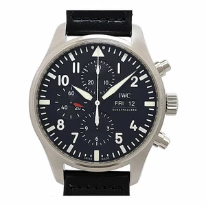 IWC Fliegeruhr Chronograph IW377709 schwarz Herrenuhr gebraucht #101014 - Bild 1 von 8