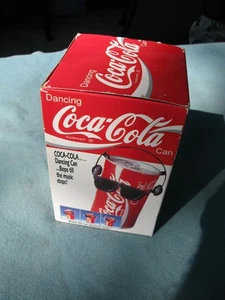 1989 Coca Cola Classic Dancing Coke Can-NEVER REMOVED FROM PLASTIC PART OF BOX! - Picture 1 of 5