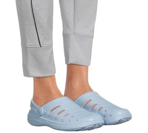 Sandali donna con zoccoli comodi in EVA Rugged Shark taglia 9 colore blu nuovi con etichetta - Foto 1 di 4