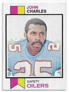 John Charles 1973 Topps Football Karte #96 Houston Oilers EX+ - Bild 1 von 1