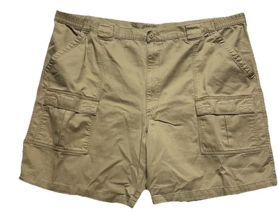 Pantalones cortos chinos St. Johns Bay 52 cargo caqui para hombre Foto 1 de 4