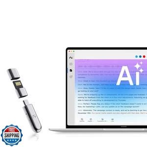 NoteKit Computer AI Asistente de Reuniones, Viaim Grabadora de Voz con Transcripción - Imagen 1 de 5