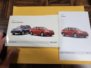 2013 SUBARU LEGACY/OUTBACK OWNERS MANUAL & QUICK REF - Picture 1 of 8