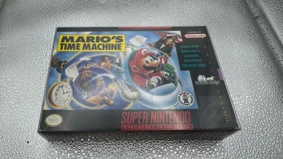 Mario’s Time Machine Super Nintendo SNES W/Manual 16 Bit Retro NTSC 1993 #0375 - Image 1 of 4