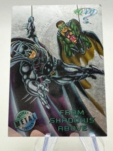 1995 Fleer Metal Batman Forever From Shadows Above Silver Flasher Card #78 NM/MT - Picture 1 of 2