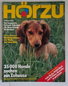 HÖRZU Zeitschrift 21 / 1986 - Fußball WM Fahrplan - Hunde - ... - Bild 1 von 3