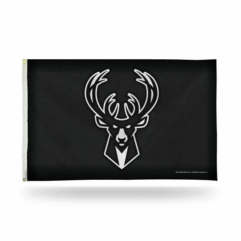 Milwaukee Bucks Black Flag 3x5ft Banner Polyester basketball Bucks028 Cover