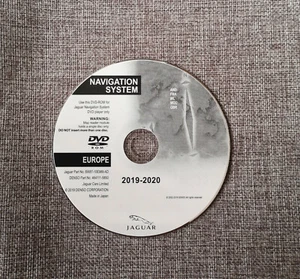 XF, XK ,XKR Sat Nav Disc Update Navigation Map Jaguar DVD 2019-2020 - Afbeelding 1 van 4
