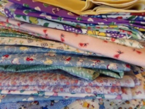 FEEDSACK repro PRINTS Cotton Fabric U-PICK Read 4 Info 1/2 yd BTHY or as listed - Picture 1 of 13