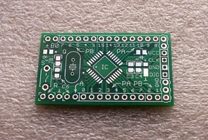 8x Platine für STM32 im LQFP32-Gehäuse (ohne Bauteile) FR4 HALbf Grün - Bild 1 von 12