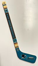 San Jose Sharks Hockey Stick - Mini Wood Hockey Stick - 21"x7"