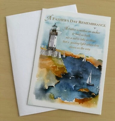 TARJETA DE FELICITACIÓN RELIGIOSA RECUERDO DEL DÍA DEL PADRE; TOTALMENTE NUEVA Foto 1 de 3