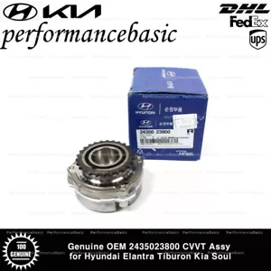 Genuine OEM 2435023800 CVVT Assy for Hyundai Elantra Tiburon Kia Soul - Picture 1 of 3