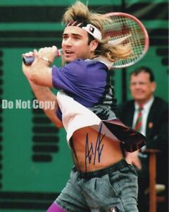 ANDRE AGASSI SIGNED AUTOGRAPHED 8X10 PHOTO