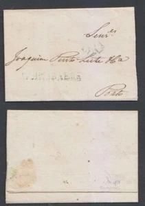 PORTUGAL 1838 PRESTAMP ELS GREEN "GUIMARAENS" & "20" HS RATE TO PORTO F,VF €100 - Picture 1 of 1