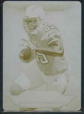 Antonio Gates 2012 Topps Triple Threads Yellow Printing Plate 1/1