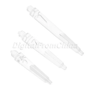20X Transparent Crystal Nylon Darts Shafts Dart Stems 45/35/27mm Useful Supplies - Picture 1 of 9