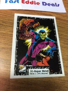COMIC IMAGES 1991 THE INCREDIBLE HULK TRADING CARD 51 SUPER SKRULL GREY HULK - Picture 1 of 2
