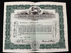 1948 FRANK FEHR BREWING CO. Lagerzertifikat historisch Louisville KY 1876-1964
