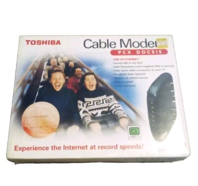 Toshiba DOCSIS Cable PCX2200 (DAZ8817F-R) 43 Mbps (NEW N.O.S. FACTORY SEALED) - Image 1 of 4