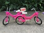 Barbie Doll Motor Bike 1983 Pink Bicycle / Motor Bike   Vintage Mattel - 2 Bikes