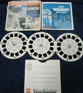 Ensemble de bobines Mount Rushmore National Memorial ViewMaster A487 view master - Photo 1/2
