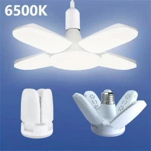 Fun Foldable LED Light 28w Plastic White Modern Small with Remote Wall Plug-In - Picture 1 of 26