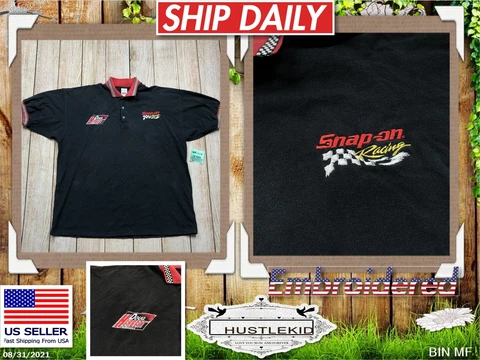 Official Snap-on Tools/Doug Herbert Racing Team Work POLO Shirts 2XL XXL Men🔥MF Cover