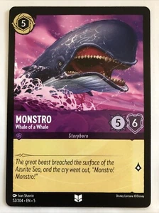Lorcana Shimmering Skies Monstro Whale Of A Whale 52/204 NM - Picture 1 of 2