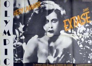 ECSTASY / HEDY LAMARR - REISSUE FRENCH MOVIE POSTER - Picture 1 of 1