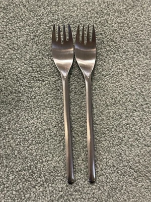 2 Rosenthal Rostfrei Austria Composition S Stainless Salad Forks 7" GUC - Image 1 of 4