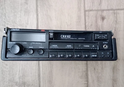 Clarion CRX62 – Autoradio d’epoca a cassette per auto italiane anni ’80/’90 – - Immagine 1 di 4