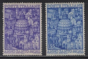 WC1_34544 ITALY REPUBLIC. 1950 HOLY YEAR set. Sc.535-536. MNH - Picture 1 of 1