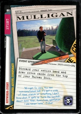 1997 The X-Files CCG: Promos Mulligan #PR97-0005-INQ - Image 1 of 2